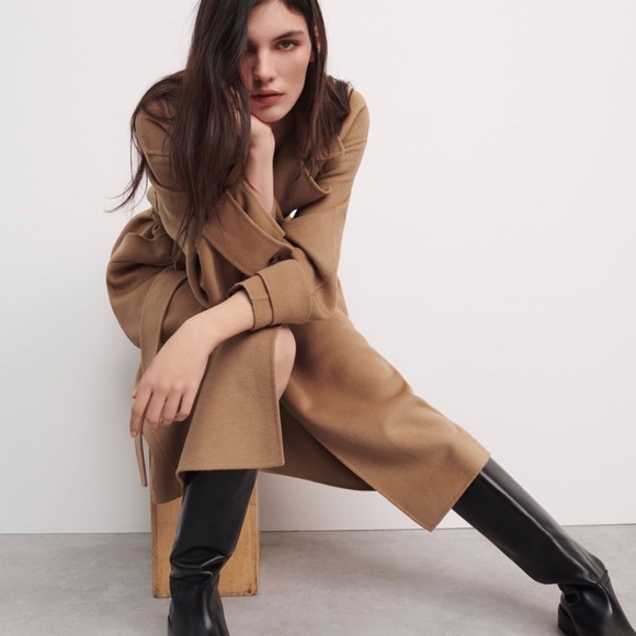 WOOL BLEND OVERSIZED COAT - Picture 7 of 16
